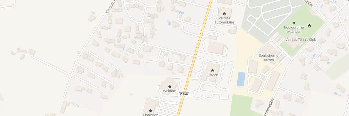 Plan du 9020 Rte d’Orange à Valréas