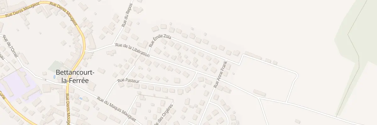 Plan du 17 Rue de la Liberation à Bettancourt-la-Ferrée