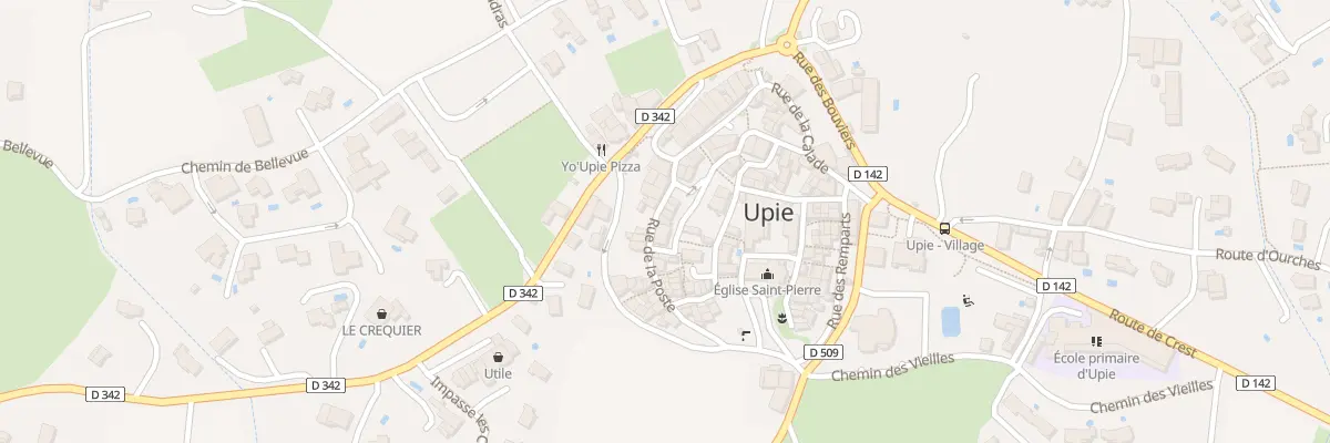 Plan du 3 Rue de la Mairie à Upie