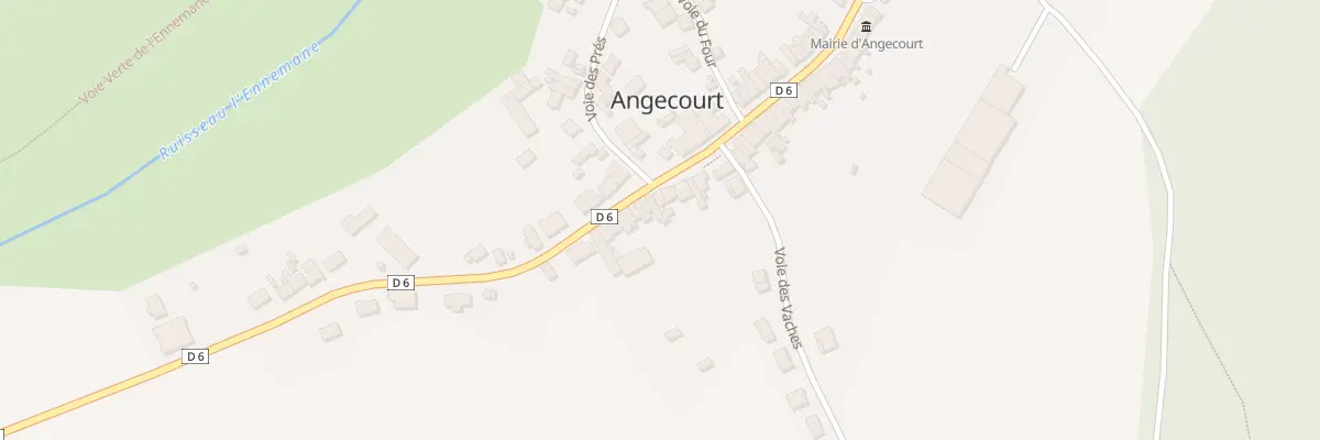 Plan du 5133 Rue St Medard à Angecourt