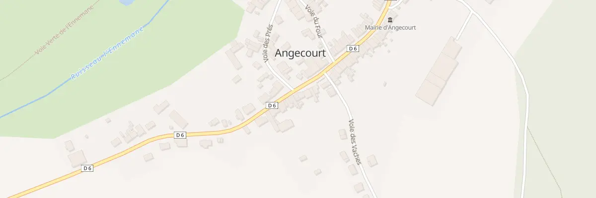 Plan du 67 Rue St Medard à Angecourt
