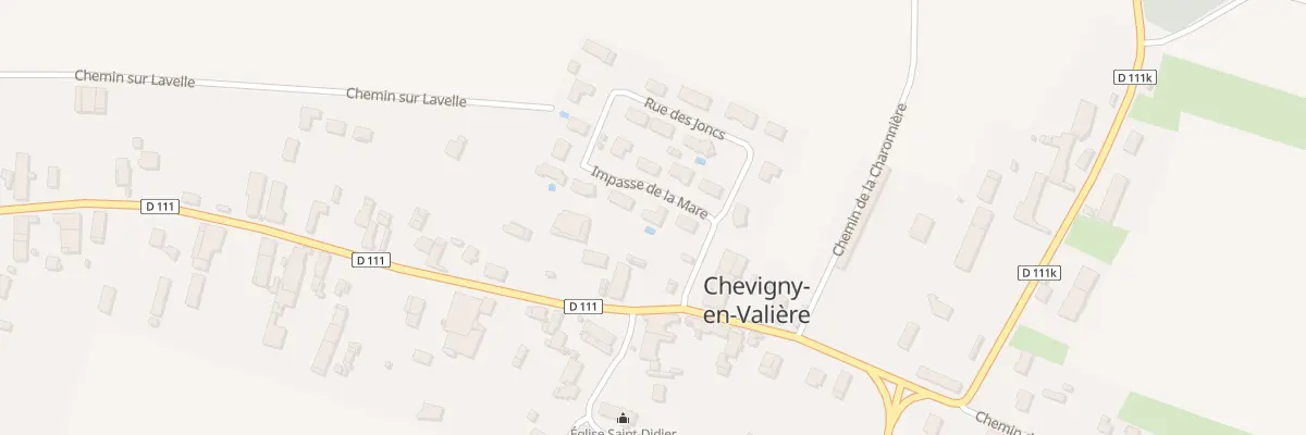 Plan du 5 Imp de la Mare à Chevigny-en-Valière