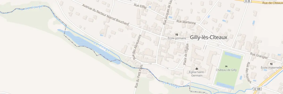 Plan du 8 Rue des Abreuvoirs à Gilly-lès-Cîteaux