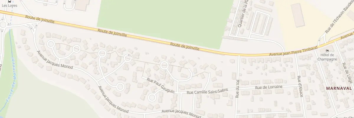 Plan du 10 Rue Charles Gounod à Saint-Dizier