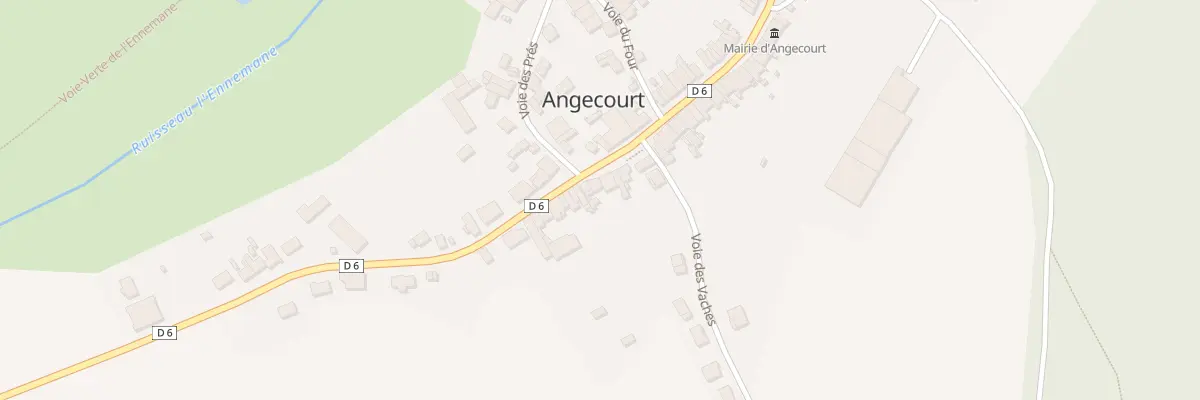 Plan du 65 Rue St Medard à Angecourt