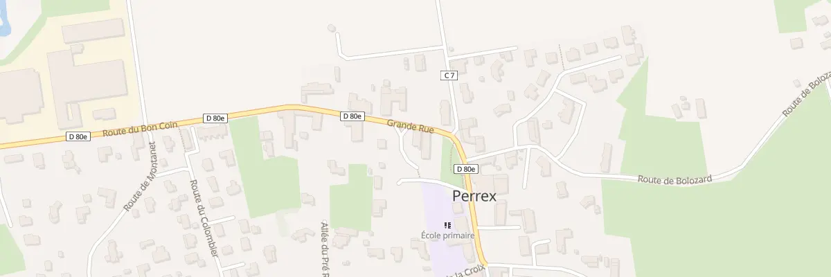 Plan du 209 Grande Rue à Perrex