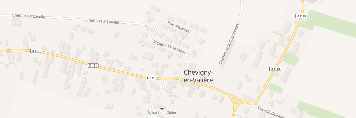 Plan du 3 Imp de la Mare à Chevigny-en-Valière