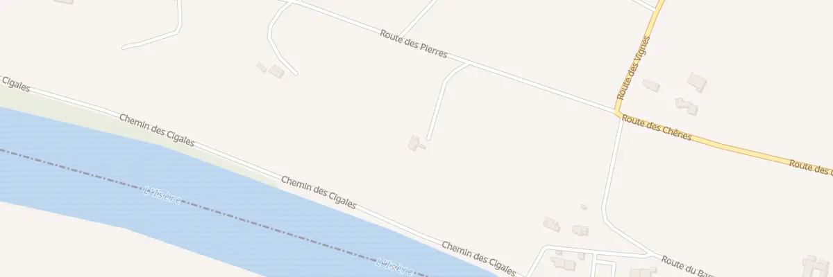 Plan du 830 Rte des Pierres à Granges-les-Beaumont