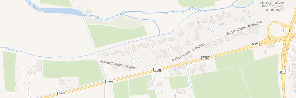 Plan du 2 Chemin d’Avignon au Thor