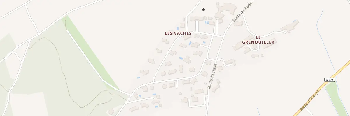 Plan du 5316 Les Vaches à Rasteau
