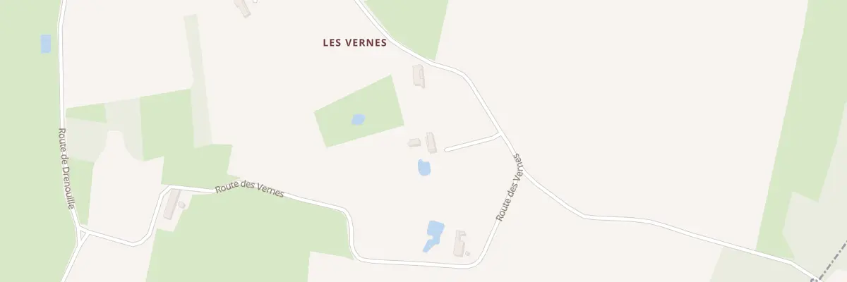 Plan du 712 Rte des Vernes à Chevroux