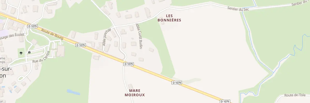 Plan du 581 Rte de Bourg à Saint-Cyr-sur-Menthon