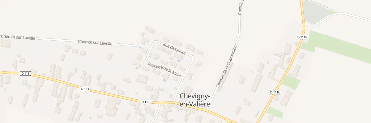 Plan du 5 Rue des Joncs à Chevigny-en-Valière