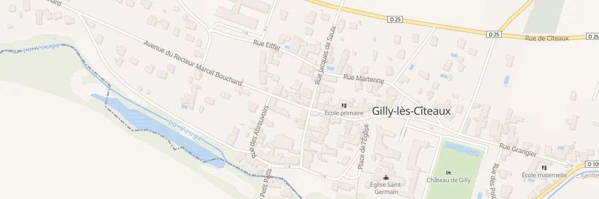 Plan du 5 Rue Jacques de Saulx à Gilly-lès-Cîteaux