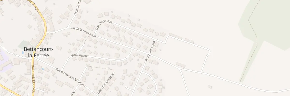 Plan du 23 Rue de la Liberation à Bettancourt-la-Ferrée