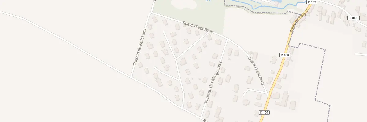 Plan du 14 Rue de la Champagne à Flagey-Echézeaux