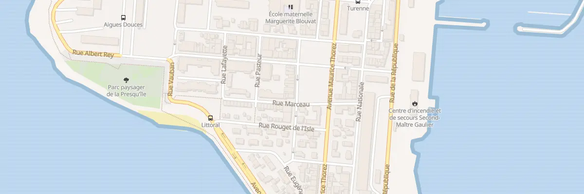 Plan du 16 Rue Marceau à Port-de-Bouc