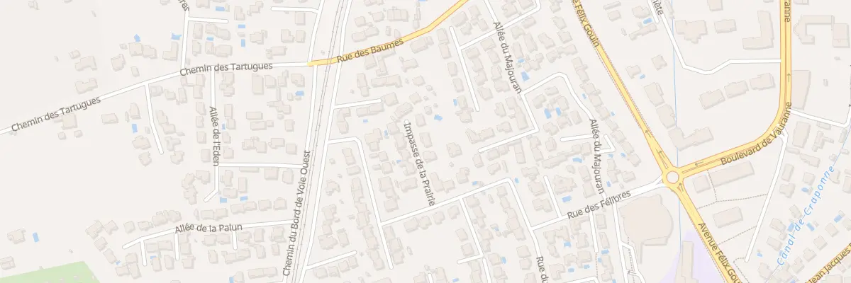 Plan du 9001 Rue du Flutiau à Istres