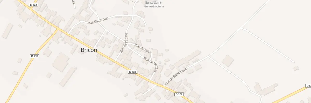 Plan du 2B Rue de Fsan à Bricon