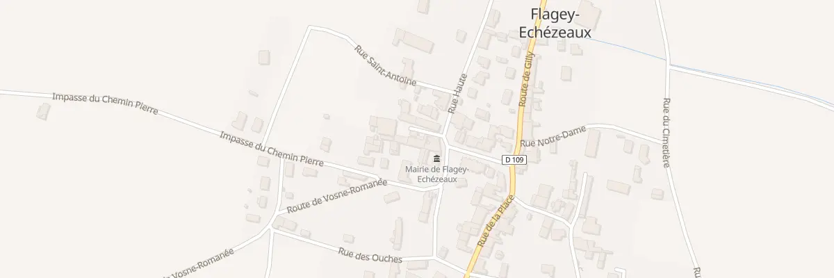 Plan du 5 Rue Haute à Flagey-Echézeaux