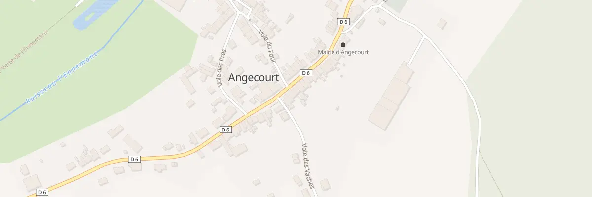 Plan du 53 Rue St Medard à Angecourt