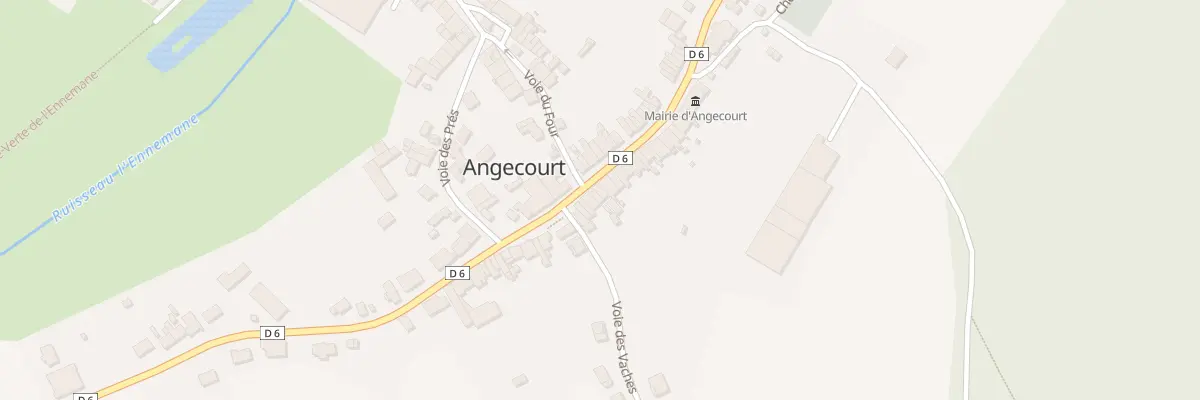 Plan du 51 Rue St Medard à Angecourt