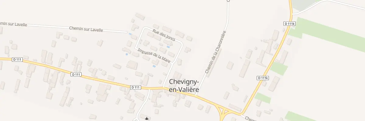 Plan du 6 Imp de la Mare à Chevigny-en-Valière