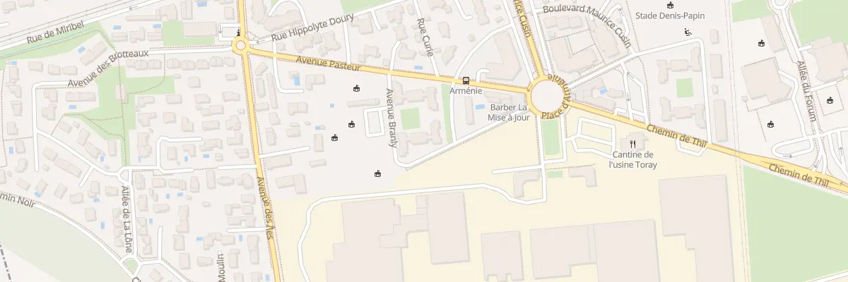 Plan du 3 Av Branly à Saint-Maurice-de-Beynost