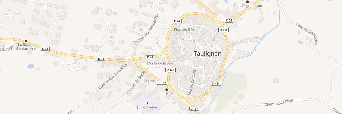 Plan du 5338A Le Bourg à Taulignan