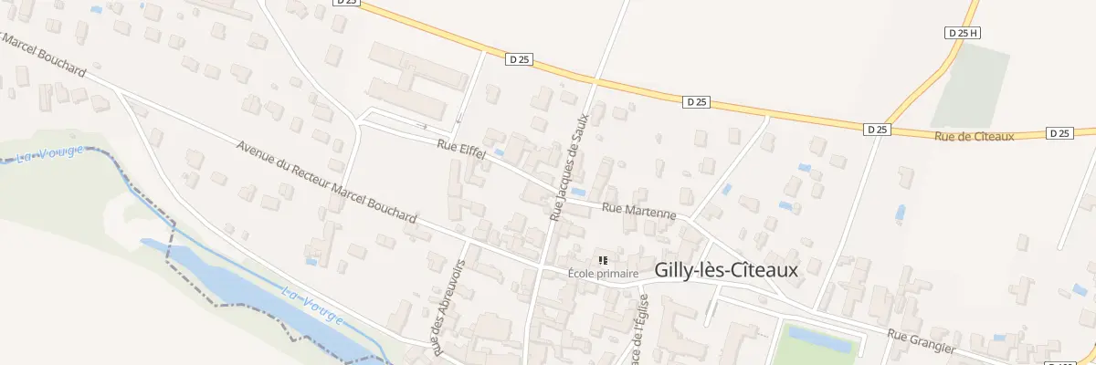 Plan du 11 Rue Jacques de Saulx à Gilly-lès-Cîteaux