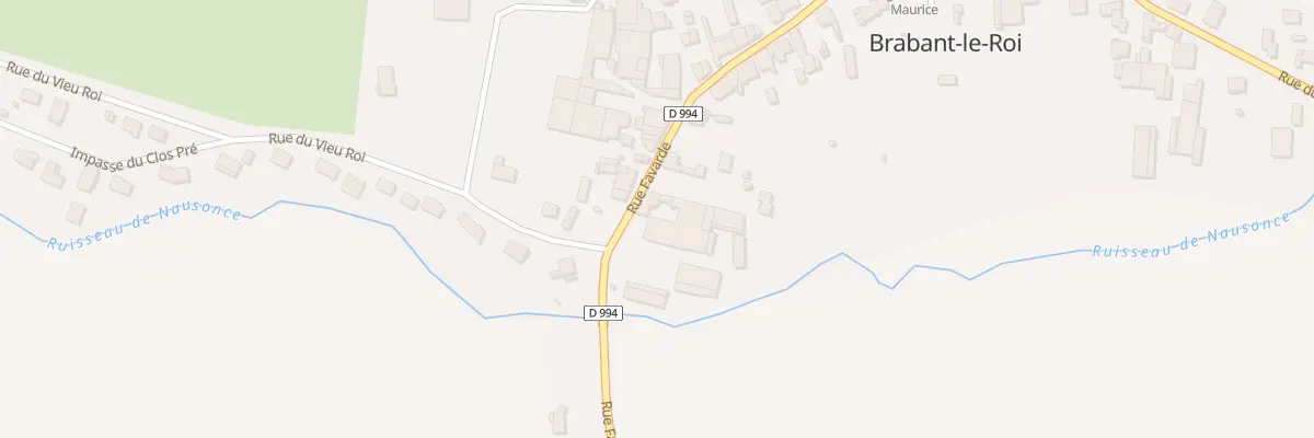 Plan du 35 Rue Favarde à Brabant-le-Roi