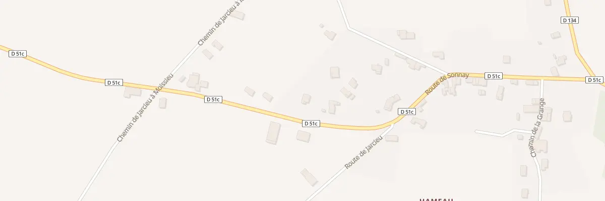 Plan du 542 Rte de Sonnay à Pact