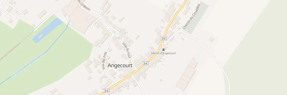 Plan du 30 Rue St Medard à Angecourt
