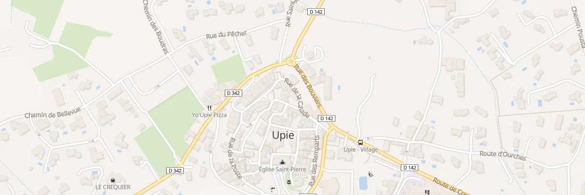 Plan du 6 Rue de la Calade à Upie