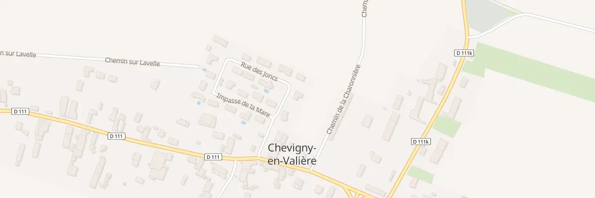 Plan du 4 Rue des Joncs à Chevigny-en-Valière