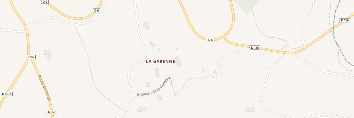 Plan du 5236 La Garenne à Puy-Saint-Martin