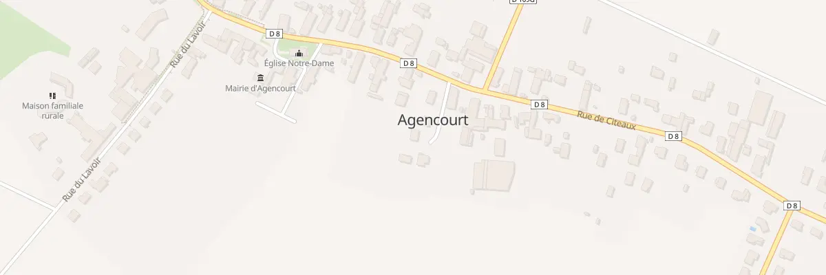 Plan du 4 Imp du Parc à Agencourt