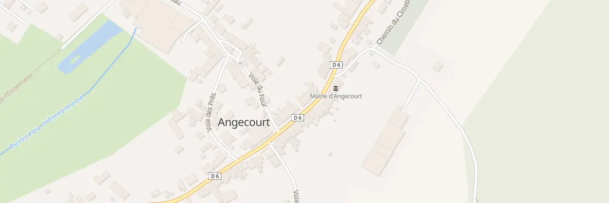 Plan du 32 Rue St Medard à Angecourt
