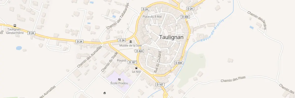 Plan du 5002 Rue des Fontaines à Taulignan