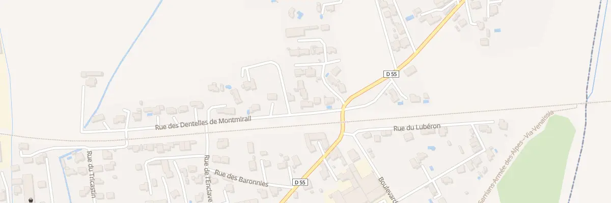 Plan du 7464F Rue Dentelles de Montmirail à Sarrians