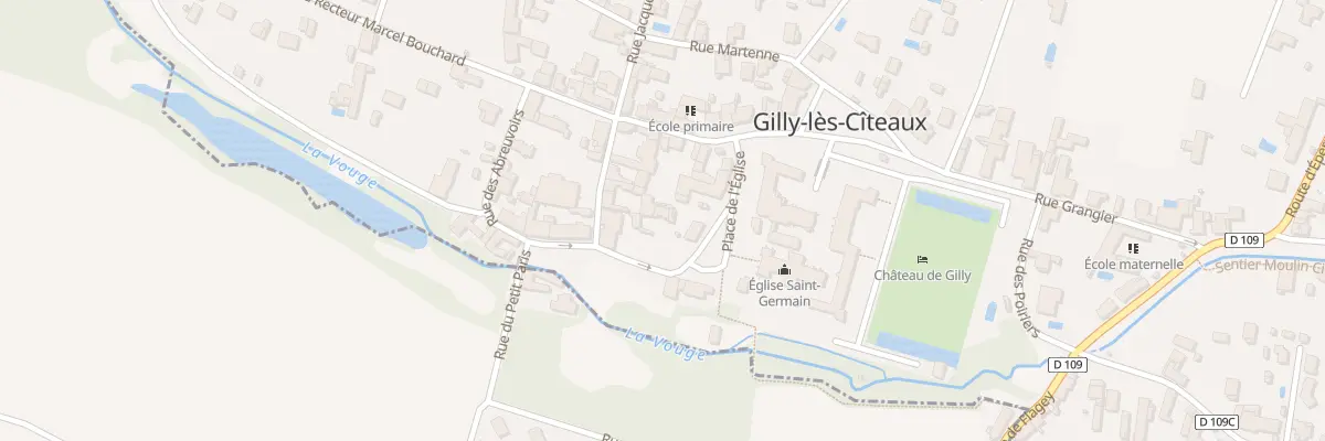 Plan du 6B Pl de l’Eglise à Gilly-lès-Cîteaux