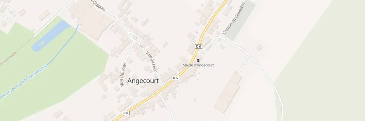 Plan du 24 Rue St Medard à Angecourt