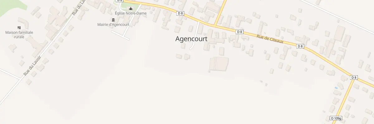 Plan du 8 Imp du Parc à Agencourt