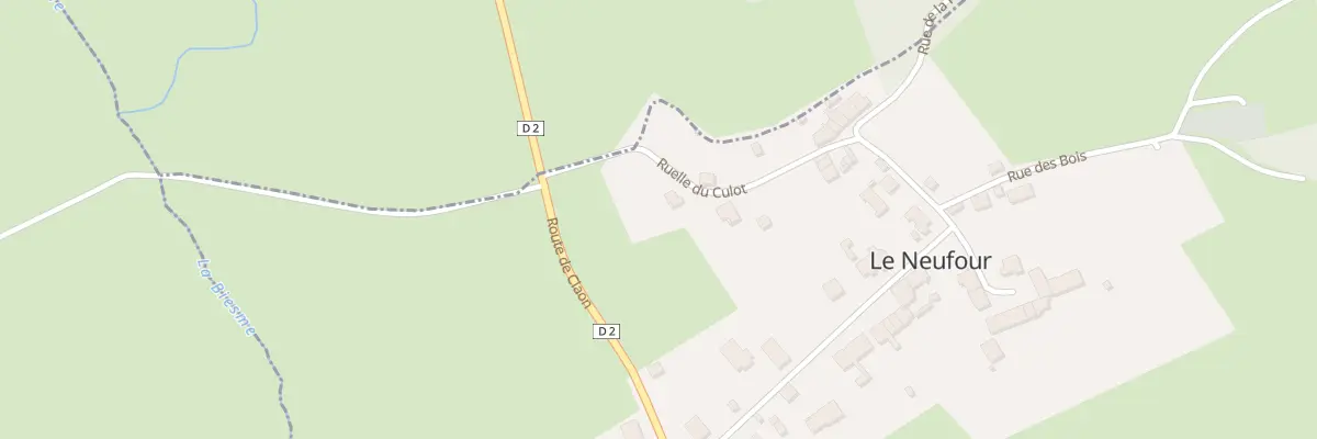 Plan du 9 Rle du Culot au Neufour