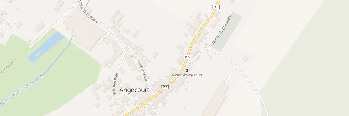 Plan du 20 Rue St Medard à Angecourt
