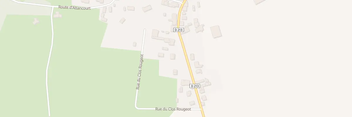 Plan du 13 Rue d’Epineuseval à Troisfontaines-la-Ville