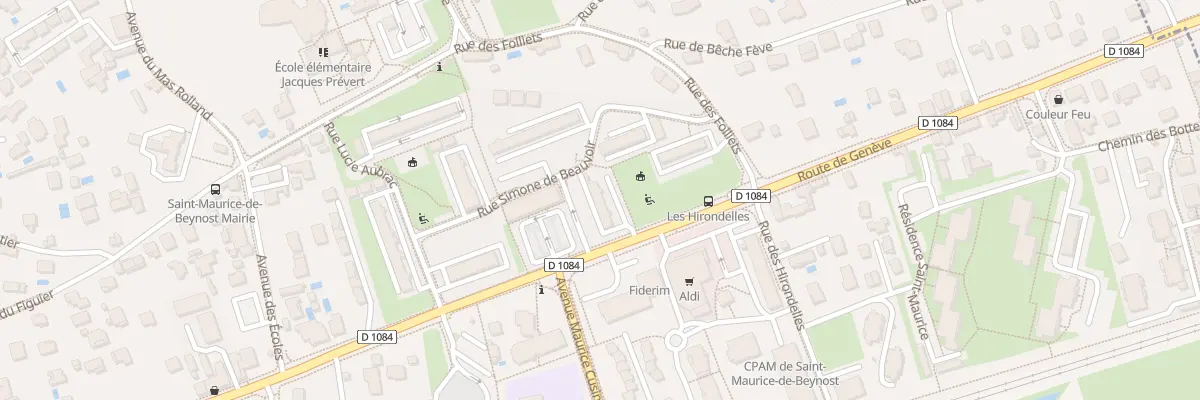 Plan du 3 Rue Simone de Beauvoir à Saint-Maurice-de-Beynost
