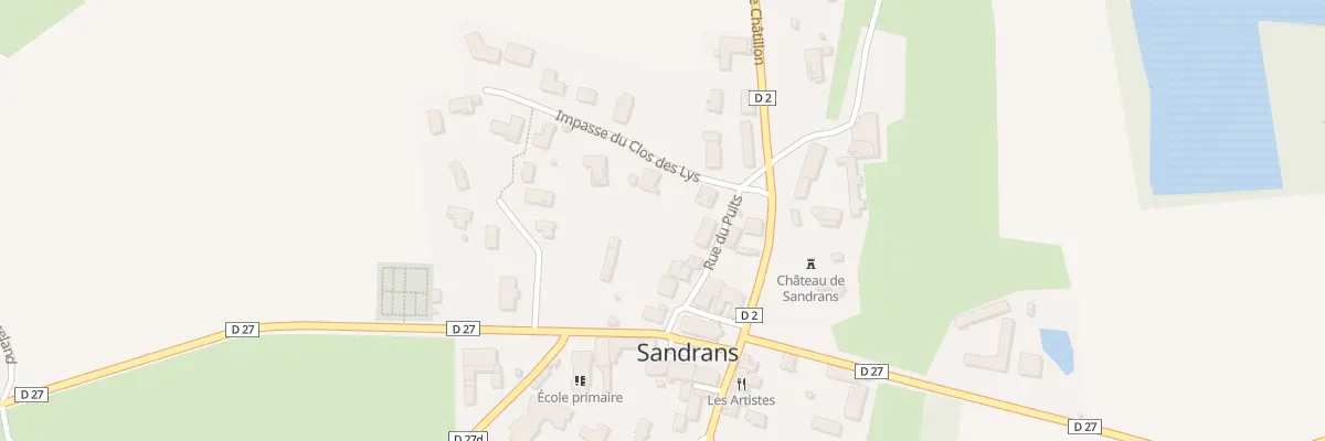 Plan du 51 Rue du Puits à Sandrans