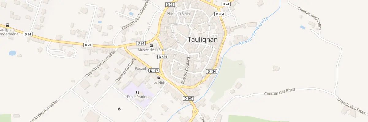 Plan du 5881 Rue du Coulard à Taulignan