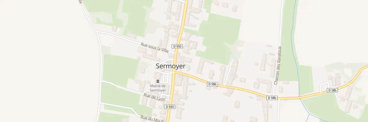Plan du 265 Rue du Bourg à Sermoyer